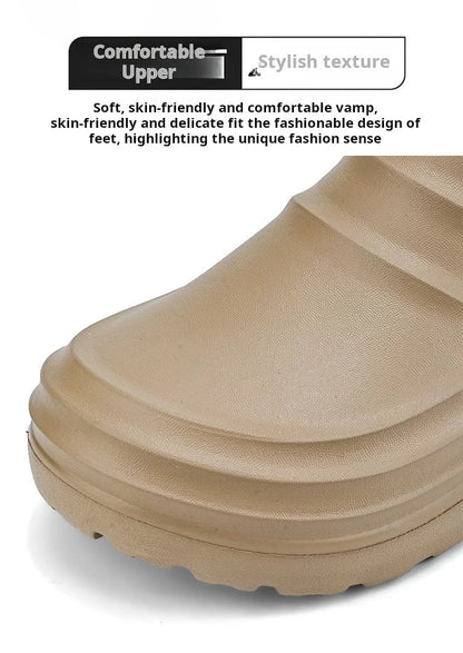 Summer Chef Shoes – Anti-Slip & Oil-Proof Work Slippers, Casual Trendy One-Step Fashion Sports Shoes