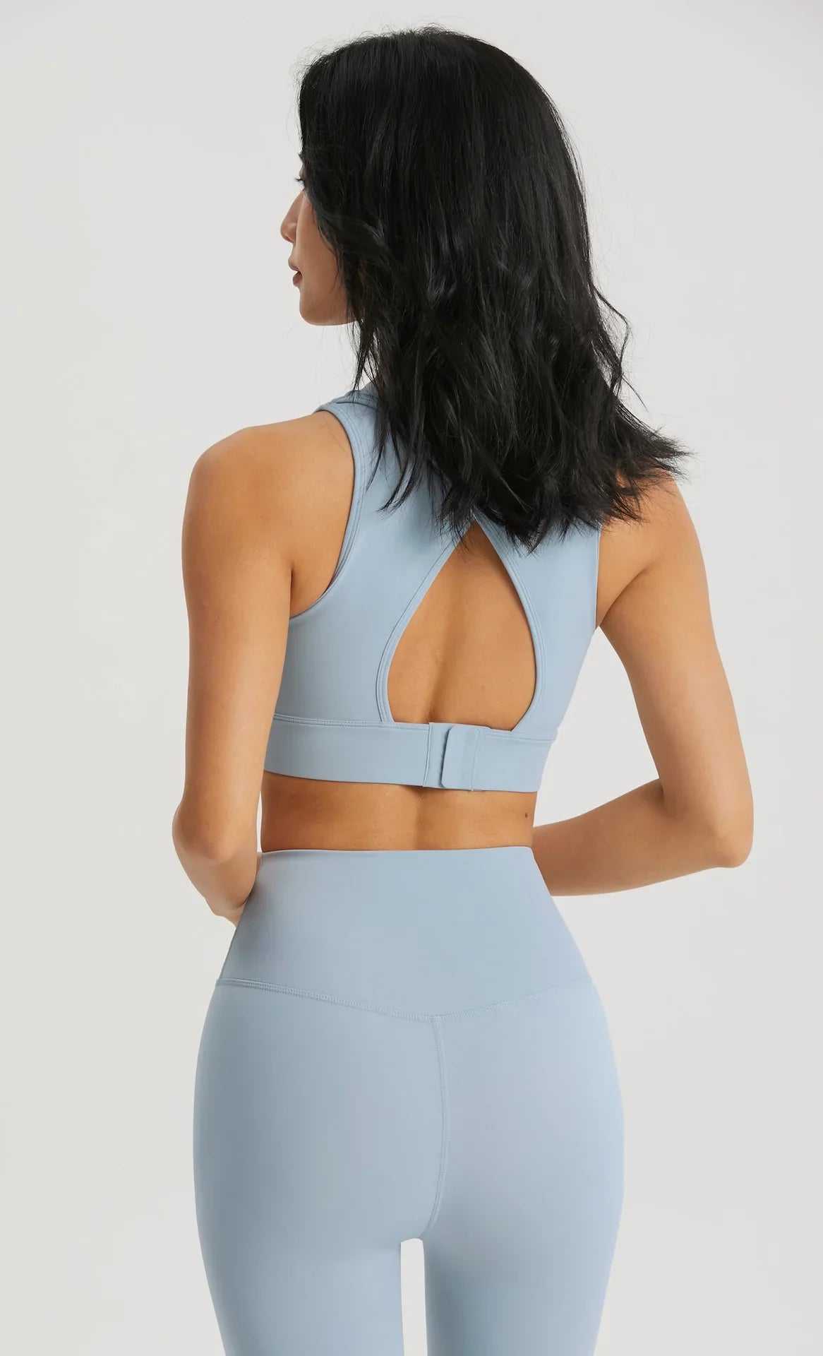 INLUMINE Anti-Light Sports Bra – Backless Yoga & Gym Fitness Top for Women