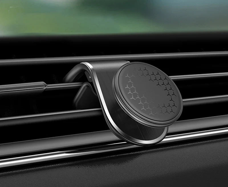 Magnetic Car Phone Holder - Air Vent Clip Mount with 360° Rotation for Xiaomi, iPhone 14, Samsung, & Other Cell Phones