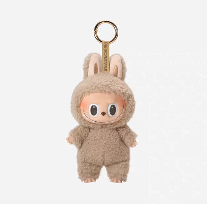 17cm Labubu V1 The Monsters Blind Box - Keychain & Cardiac Macarone Girl Gift with Free Sonny Angel