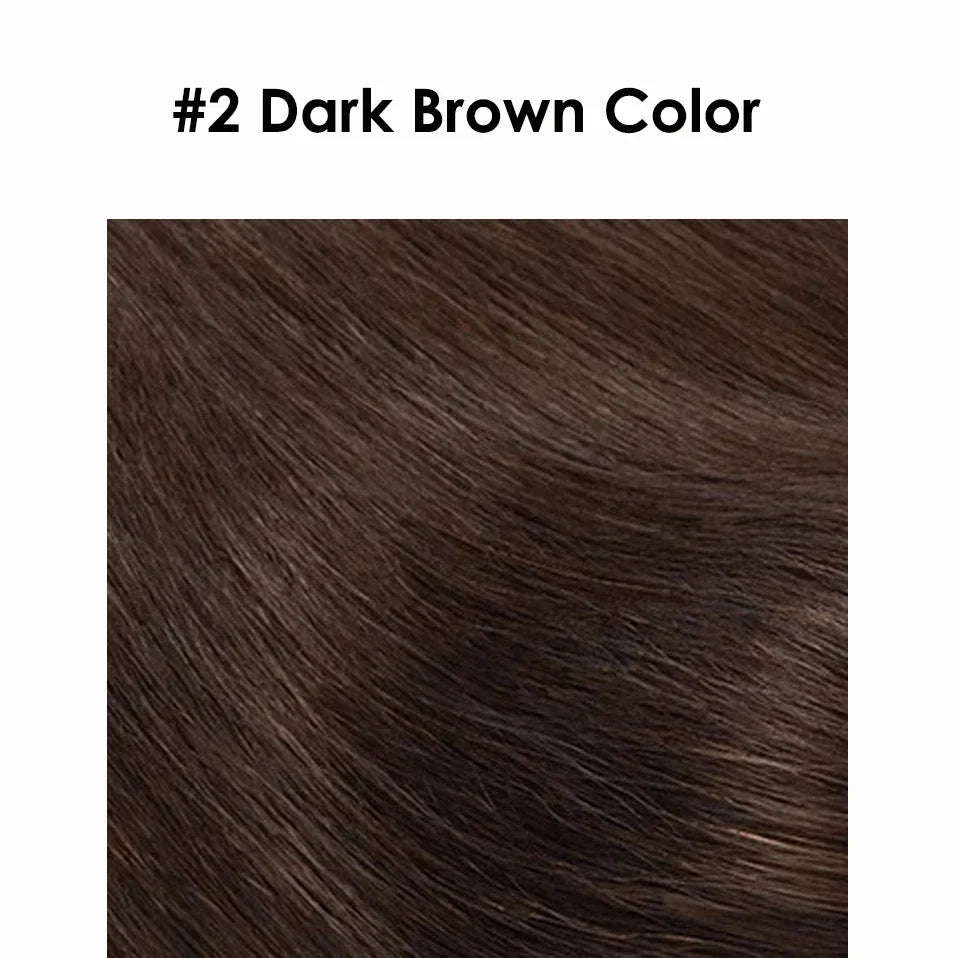 Virgin Human Hair 8x8 Inch Wefted Topper – 4x4 Inch HD Lace Base, Natural Black & Brown Hair Clips, Hairpiece for Women