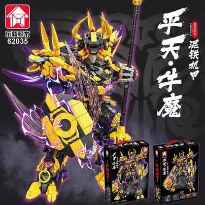 Mech WUKONG Monkey King Building Block Toy Set – ZHAOYUN Robot Hero DIY Bricks for Kids & Boys Gifts