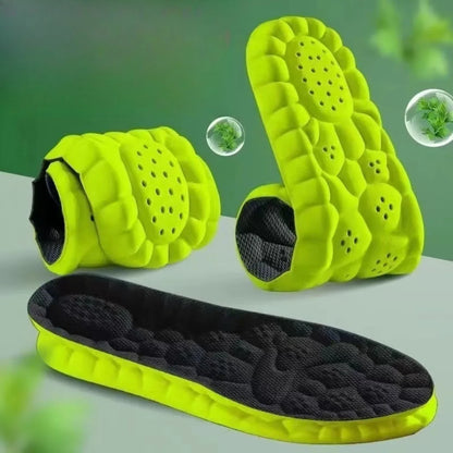 4D Soft Sports Insoles - Shock Absorbing Arch Support Pads for Running & Basketball