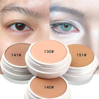 Waterproof Full Coverage Concealer – Natural Finish Foundation for Tattoos, Scars, Dark Circles, Acne, and All Skin Types