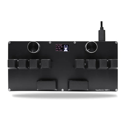 CM51 SayoDevice Rapid Trigger Gaming Keypad with Knob & Screen – Magnetic Switch Macro Keyboard for OSU, DJMAX & Shortcuts