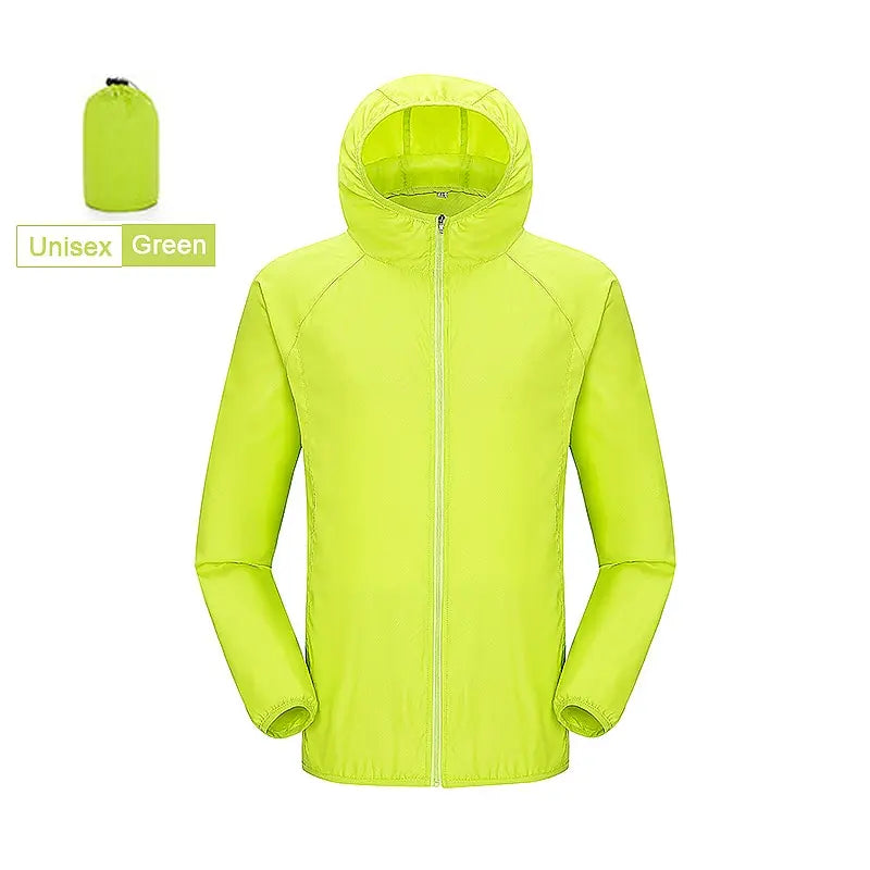 LNGXO Unisex Waterproof Hiking Jacket – Quick Dry Camping Windbreaker, Trekking, Fishing, Anti-UV Rain Coat for Men & Women