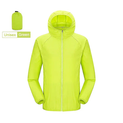 LNGXO Unisex Waterproof Hiking Jacket – Quick Dry Camping Windbreaker, Trekking, Fishing, Anti-UV Rain Coat for Men & Women