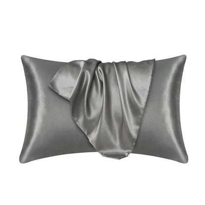 100% Natural Mulberry Silk Pillowcase - Real Silk Hair & Skin Care Bedding Cover with Custom Size Options