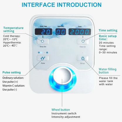 2025 NEW Dcool Portable Beauty Device – Hot & Cool EMS Electroporation Machine for Skin Tightening and Anti-Puffiness Facial Care