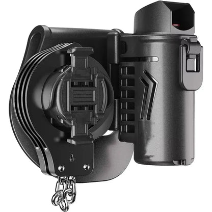 T40 Tactical Drop Leg Holster Gun Belt – Adjustable Molle Low-Ride Pouch for Pistol, Mag, Handcuff & Pepper Spray Storage