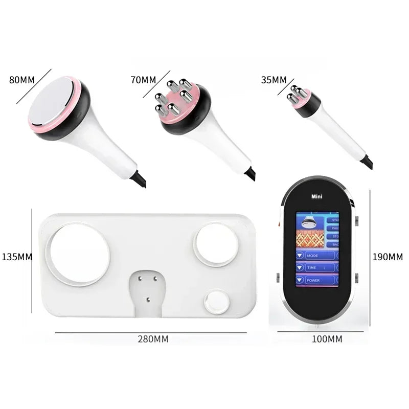 40K Ultrasonic Cavitation Machine – Body Slimming & Facial Lifting RF Beauty Massager for Weight Loss