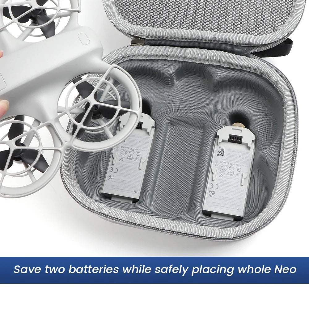 DJI Neo Shockproof Carrying Case - Waterproof Drone Storage Organizer Bag with Dust Protection for Accessories