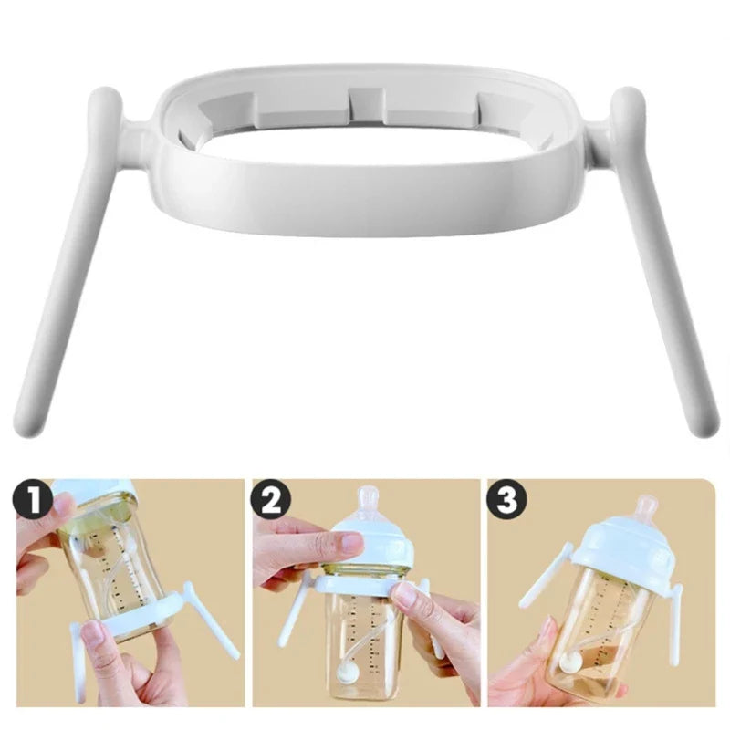 BPA-Free Classic Newborn Bottle Grip Handle – Compatible Silicone Handles for Hegen Bottle, Baby Feeding Accessories