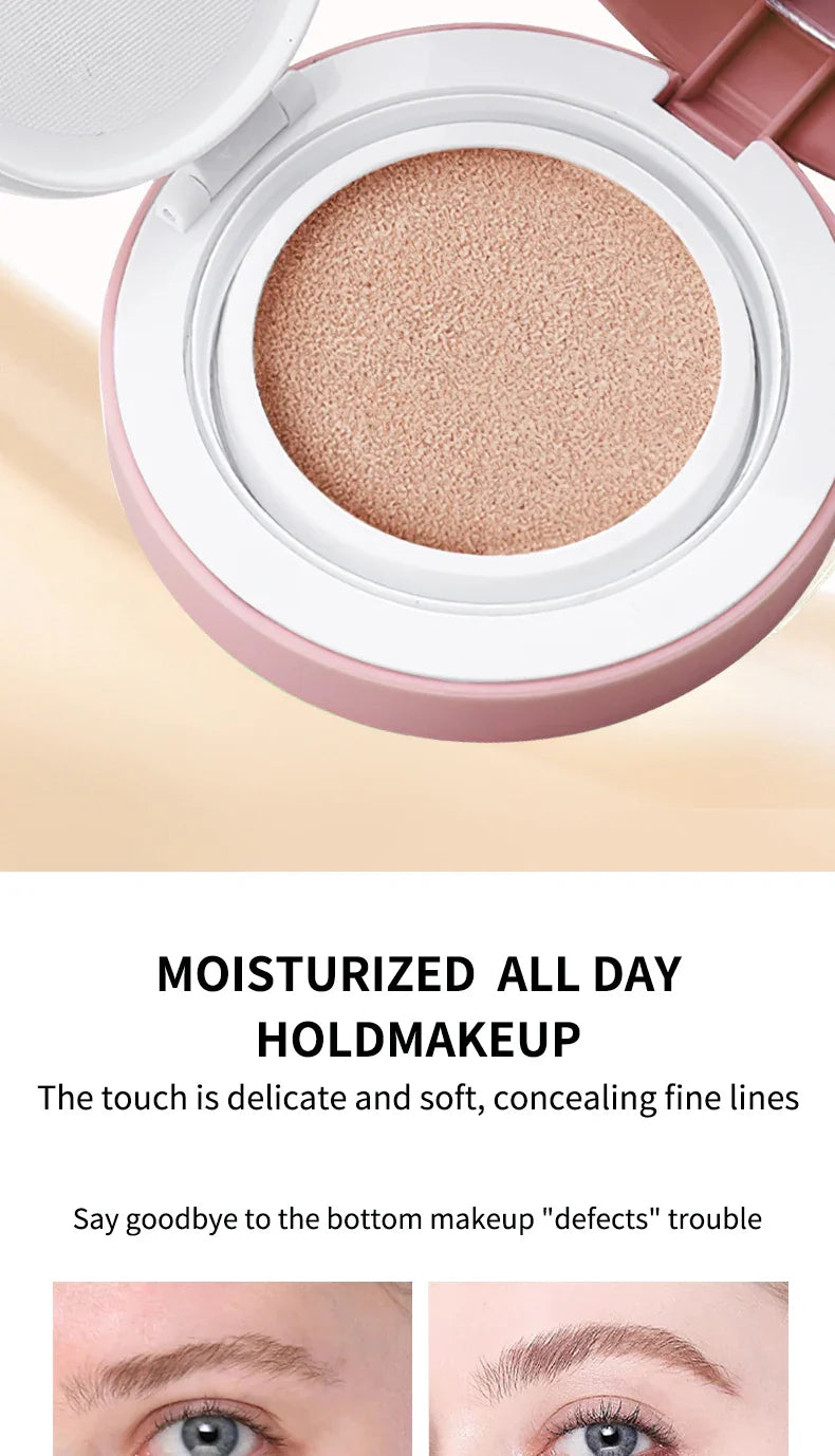 OCHEAL CC Cream Cushion Foundation – Long-Lasting Moisturizing Concealer & BB Cream for Face Makeup