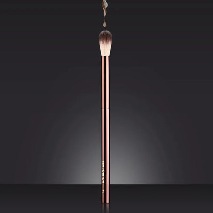 HG Pro Retractable Foundation Makeup Brush – Powder, Contour, Blusher & Highlight with Metal Handle