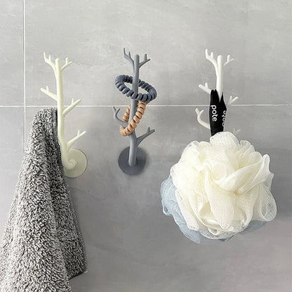 Branch Hook Wall Decor Key Holder - Stylish Coat Rack Hanger and Home Storage Organizer