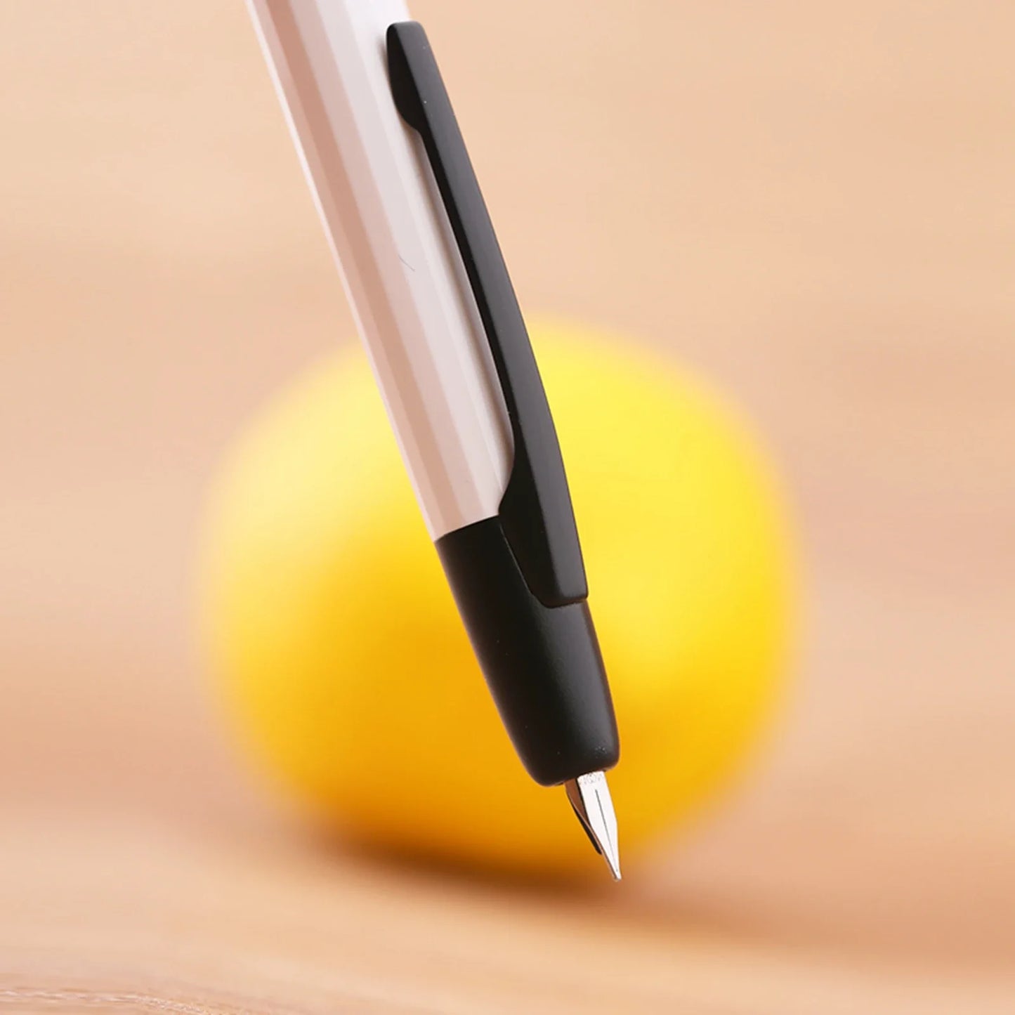 MAJOHN A2 Press Fountain Pen - Retractable EF Nib 0.4mm Resin Ink Pen with Converter, Lighter than A1, Perfect for Writing and Christmas Gift