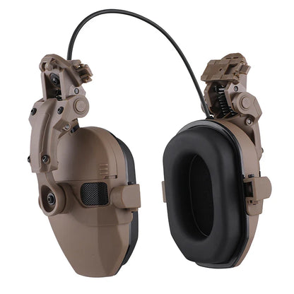 Active Helmet Mounted Earmuffs – Electronic Hearing Protection, Noise Reduction Headphones for Shooting & Hunting