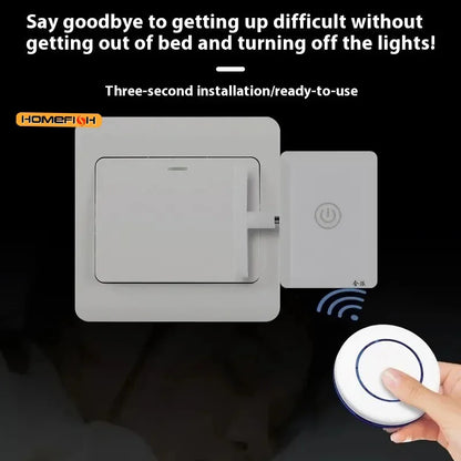 Wireless Smart Light Switch Button Pusher – USB Rechargeable Automatic On/Off Remote Control Device for Home & Office Use