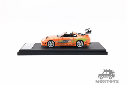 Preorder FS 1:64 Supra Targa A80 Bomex FNF Orange – Limited Edition Diecast Model Car
