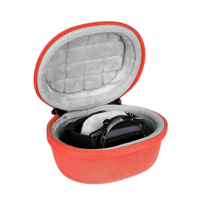 Shock-Resistant Waterproof EVA Watch Storage Box – Portable Single Watch Travel Case with Zipper