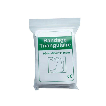 Outdoor Emergency Survival Triangular Bandage — Self-Rescue Hemostatic Non-Woven First Aid 96x96x136cm
