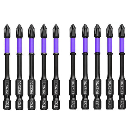 5–60PCS PH2 Magnetic Impact Driver Bit Set – Alloy Steel Cross Screwdriver Bits for Drill & Screw Driving Non-Slip Tool Kit