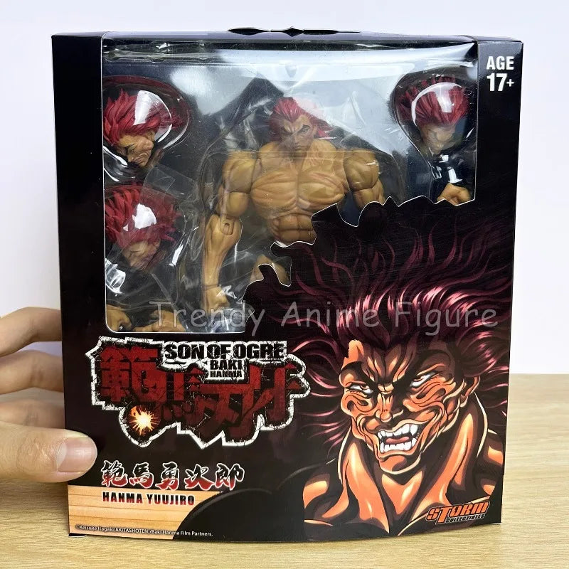ST Baki Hanma Son of Ogre Action Figure — Yuujiro Hanma PVC Movable Anime Model Toy