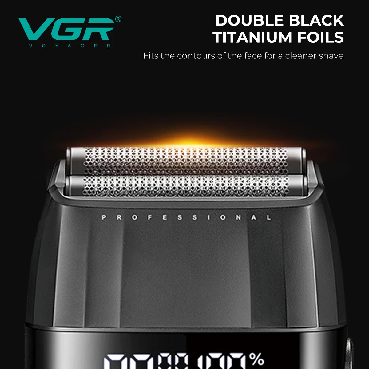 VGR Professional Hair Clipper V-640 S3 — 9000RPM Hair Cutting Machine & Beard Trimmer for Men