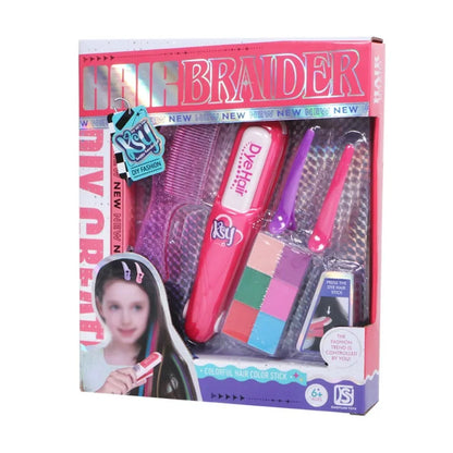 Children's Simulated Hair Dyeing Stick Set - DIY Hair & Makeup Tools, Girls' Hair Accessories & Toy Gifts