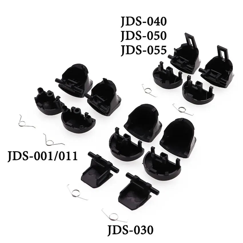 JCD PS3/PS4/PS5 Controller Replacement Trigger Buttons Set – L1 R1 L2 R2 Game Keys with Springs (Black)