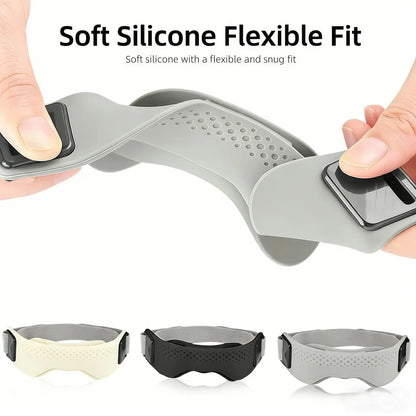 Patellar Tendon Support Strap - Adjustable Silicone Knee Support for Running, Tennis & Sports