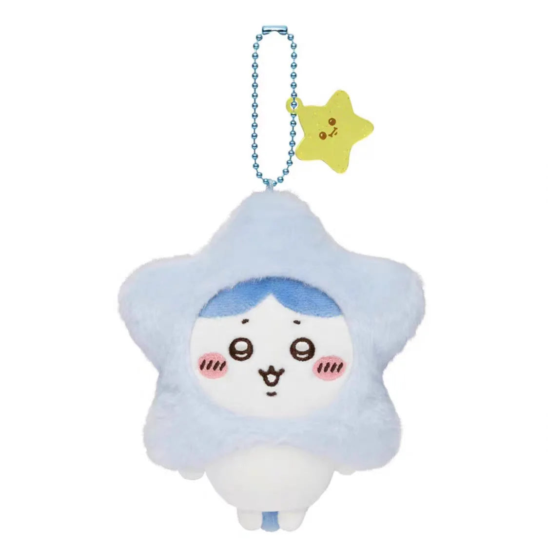 Chiikawa Star Wish Plush Keychain — Cute Usagi Hachiware Flying Squirrel with Star Pendant Stuffed Toy Gift