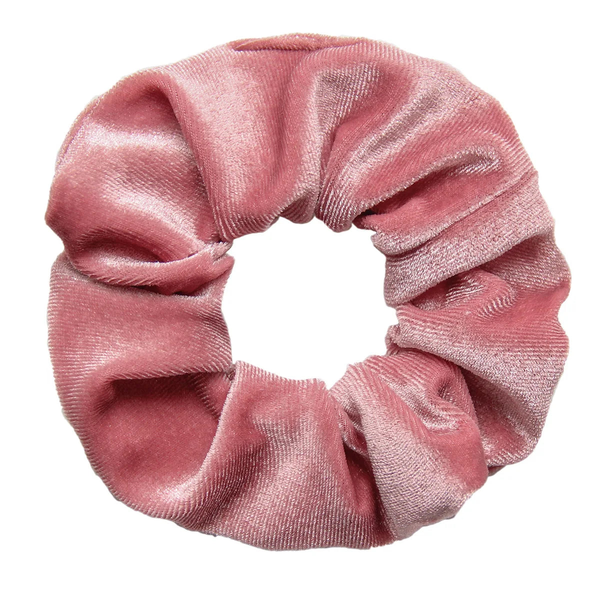 Vintage Velvet Hair Scrunchies for Women & Girls – Solid Color Ponytail Holder Elastic Hair Bands, Soft Fashion Hair Ties Accessories