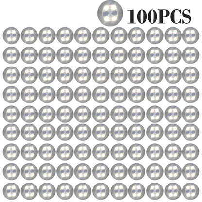 100-Pack LED Tableware Mats & Luminous Cup Stickers — Colorful Flashing Bottle Coasters for Bar, Stall, and Party Lighting