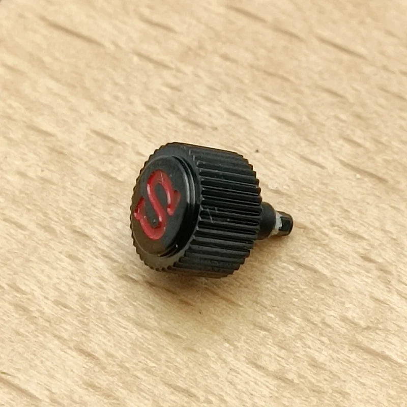 Silver, Gold & Black Watch Crown — Replacement for NH34/NH35/NH36 Movements SKX007