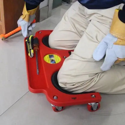 Rolling Knee Pads with Wheels – Creeper for Tile Work & Floor Construction Tools