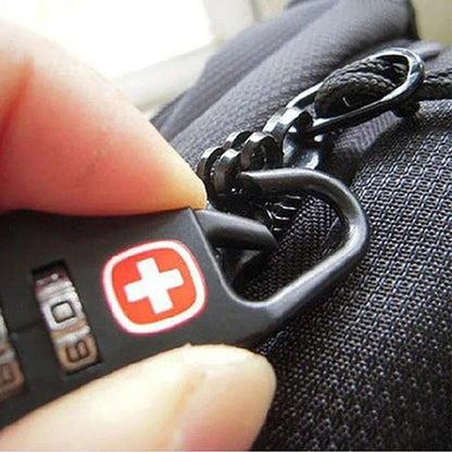 1-5PCS Portable Alloy Lock Padlock | Outdoor Travel Luggage, Zipper, Backpack & Handbag Anti-Theft Combination Code Lock