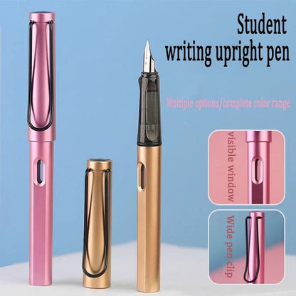 Luxury Calligraphy Fountain Pen - Premium Ink Cartridge Writing Tool for Office, School & Creative Lettering