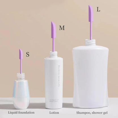 Silicone Scoop Scraper Set: 2-in-1 Face Cream Spoon for Cosmetic Liquid Foundation - Skin Care Tools for Scraping and Skin Care
