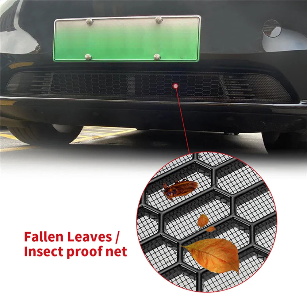 Car Lower Bumper Anti-Insect Net for Tesla Model 3 & Model Y (2019-2022) – Front Grille Mesh Air Inlet Cover