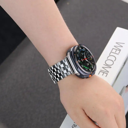 Stainless Steel Band for Samsung Galaxy Watch Ultra 2025 – Metal No-Gap 47mm Bracelet Strap
