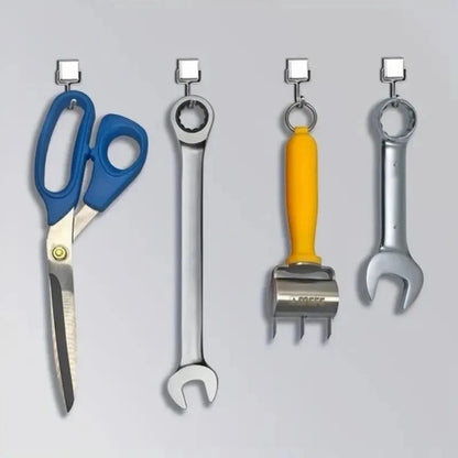 50PCS Strong Magnetic Hooks — Multi-Purpose Home, Kitchen & Bathroom Storage Hangers