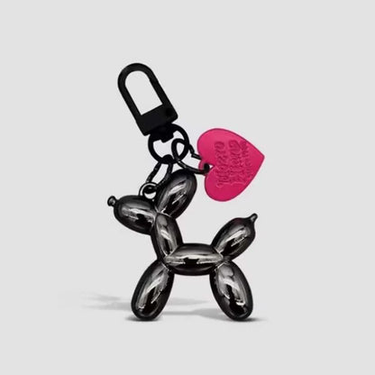 Cute Cartoon Balloon Dog Keychains - Couple Key Ring, New Car Holder Jewelry, Gift Decoration Accessories