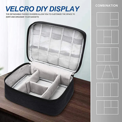 Portable Digital Storage Bag – Waterproof USB Cable Organizer Pouch for Electronics & Accessories