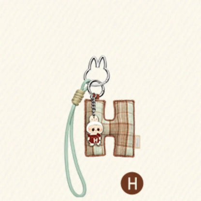 POP MART Labubu The Monsters Pin — Love Series Letter Pendant Blind Box, Mystery Toy Figure Ornament