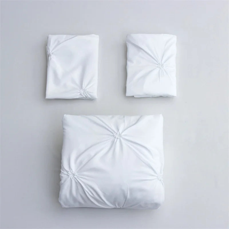 Queen 3-Piece Comfort Set – Gray Bed in a Bag Bedding Set with Duvet Cover & Pillowcases (No Comforter)