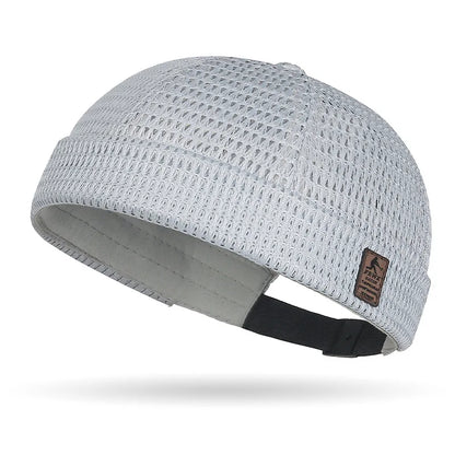 Outdoor Sport Mesh Cap - Breathable Adjustable Summer Hip-Hop Cycling Docker Beanie Hat