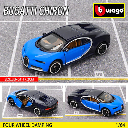 Bburago 1:64 Car Model Collection — Golf GT 2017, Mustang Shelby GT500, Ferrari, Benz & Volkswagen, Kids Xmas Gift Toys for Boys