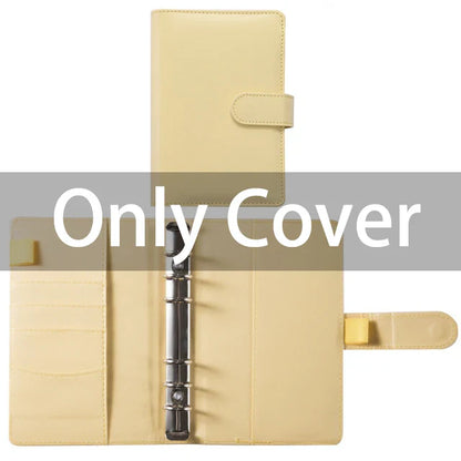 A6 PU Leather Budget Binder Set – Cash Envelopes System, Pockets, Money Organizer, Bill Saving Accessories